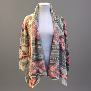 Southwestern Aztec Sweater Jacket Women’s
